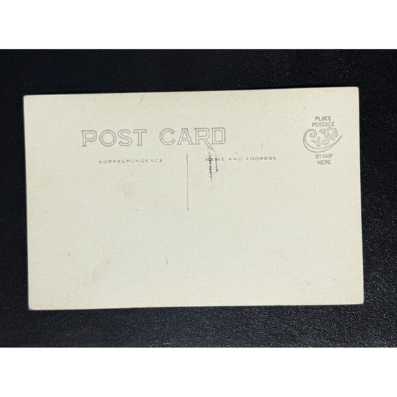 Antique RPPC Family Portrait w/ Children & Dog Early 1900s Real Photo Postcard - Picture 3 of 3